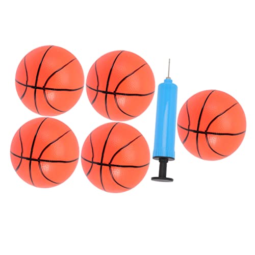 PHENOFICE 1 Satz Aufblasbarer Basketball Kinder Spielset Hüpfbälle Für Kinder Strandspielzeug Basketballdekorationen Für Partys Basketball-Party-Dekorationen Aufblasbarer Wasserball PVC von PHENOFICE