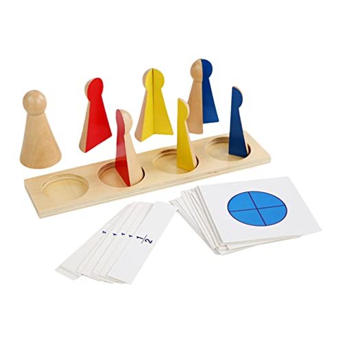 PHENOFICE 1 Satz Bruchschurke Der Kinder Lernspielzeuge Bruchteil Lernwerkzeuge Kinder Mathematik Lernspiel Kinder Lernspielzeug Kleinkind Mathe Spielzeug Puzzle Spielzeug Aus Holz von PHENOFICE