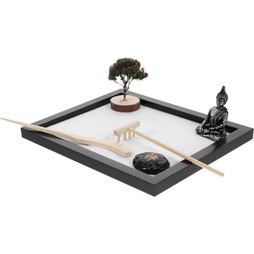 PHENOFICE 1 Satz Buddha Figur deko Buddhismus deko Geist deko Hause Sandkasten schmücken Zen-Gartendekoration bastelset Buddha-Figur Sandkasten-Dekor Zen-Garten für den Schreibtisch MDF von PHENOFICE