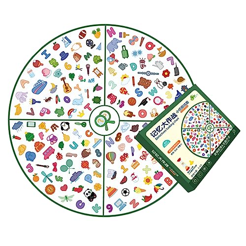 PHENOFICE 1 Satz Denkspiel Gedächtnis-gehirn-Spiele-Spielzeug Interaktives Spielzeug Lernspielzeug Puzzlespiel Für Kinder Gedächtnistrainingsspiele Spielzeug Kinderspiele Spielzeug Papier von PHENOFICE