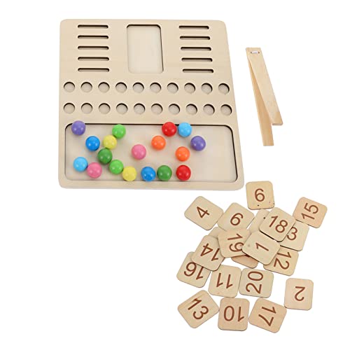 PHENOFICE 1 Satz Digitales kognitives Board Rätsel Puzzles für Kleinkinder Spielzeug spaß Toys rätzel Puzzle puzzlematte kiddibuzz barn Lehrmittel Unterrichtsmaterialien Rechentafeln hölzern von PHENOFICE