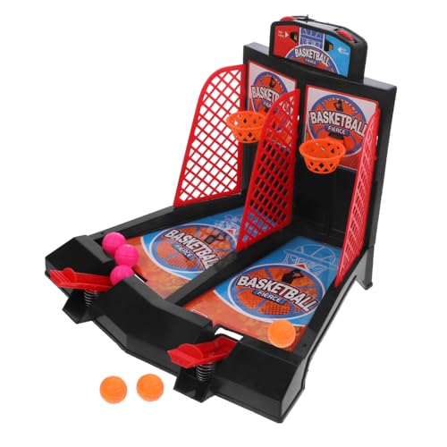 PHENOFICE 1 Satz Doppelschussmaschine Spielzeug Tisch-Basketballkorb Mini-Basketballspiel Toys jucarii pentru copii dexte Kid Toys Desktop-Spiel für Kinder Tischbasketballspiel Plastik von PHENOFICE