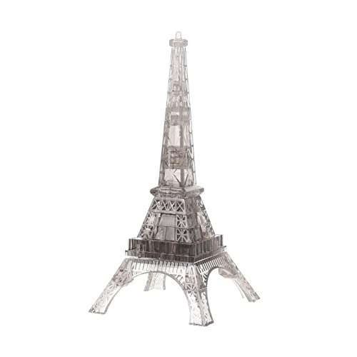 PHENOFICE 1 Satz Eiffelturm-bausteine 3D-bausteine Rätsel Für Kinderspielzeug 3D-Puzzle Für Erwachsene Eiffelturm 3D-Puzzle Eiffelturm Denksportaufgaben Rätsel 3D-rätsel Plastik Grey von PHENOFICE