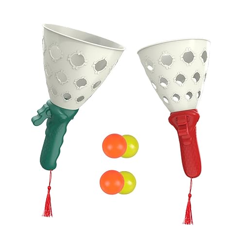 PHENOFICE 1 Satz Elastischer Verschluss Draußen Kinderspielzeug Schaufel- Und Wurfspiel Ballfänger-Spielzeug Outdoor-spielset Für Kinder Schöpfen Und Werfen Spielspielzeug Fangen Plastik von PHENOFICE