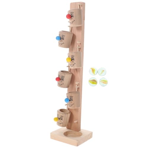 PHENOFICE 1 Satz Flippertisch Kugelrollender Spielzeugtisch Kinderspieltisch Spielzeug Trainieren Spieltische Für Kinder Kugeltisch Spielzeug Spielzeuge Spieltisch Aus Holz Glasbombe von PHENOFICE