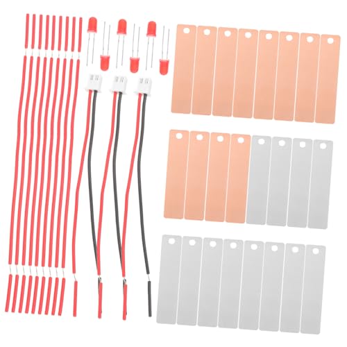 PHENOFICE 1 Satz Fruchtbatterie-Experiment Bastelsets Für Elektronik-kit Futterspender -nachtlicht Spannungsregler Bausatz Bausätze Wissenschafts-kit Batteriefach Obst Zink-Kupfer von PHENOFICE