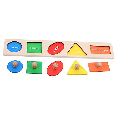 PHENOFICE 1 Satz Geometrische Tafeln Spielzeug Zum Sortieren Geometrischer Formen Babyspielzeug Spielzeug Für Kleinkinder Mädchen Rätsel Für Kleinkinder Steckpuzzle Kinderpuzzle Jeden Holz von PHENOFICE