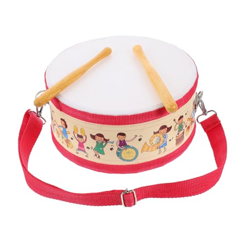 PHENOFICE 1 Satz Kinder Snare Drum Doppelseitige Trommel Musiktrommel Für Kinder Doppelseitige Trommel Kleinkind Musikinstrumente Spielen Handtrommel Klassenzimmer Musikinstrument Spielzeug von PHENOFICE