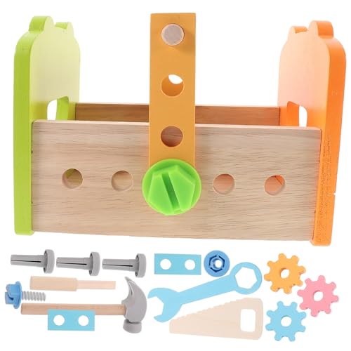 PHENOFICE 1 Satz Kinder Werkzeugkasten Zum Zerlegen Und Zusammenbauen Aus Holz, Lernspielzeug, Interaktives Kinderspielzeug, Kinder Rollenspiel Spielzeug, Werkzeug, Lernspielzeug, von PHENOFICE