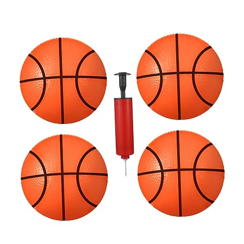 PHENOFICE 1 Satz Kleiner Basketball Pool-Basketball Spielball für Kinder Mini Activity für Kinder aktivity für Kinder Basketbälle mit rutschfestem Design aufblasbarer Basketball Plastik von PHENOFICE