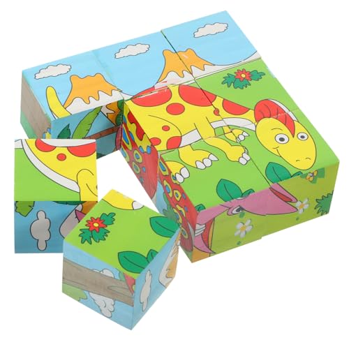 PHENOFICE 1 Satz Lernpuzzlespielzeug Puzzle-Spielzeug für Kleinkinder Kinder blockieren Puzzle Kinder Puzzle rätselbuch Kinder Holzpuzzle für Kinder Lernspielzeug für Kinder hölzern von PHENOFICE