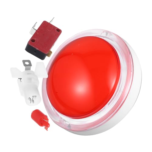 PHENOFICE 1 Satz Netzschalter Furz Handheld-Spiel Gadgets Spiralschneider Videospiele Karte Das Spiel Glockenspiel Scherzen Brettspiele -sonde Gaming-Summer Rot Plastik von PHENOFICE