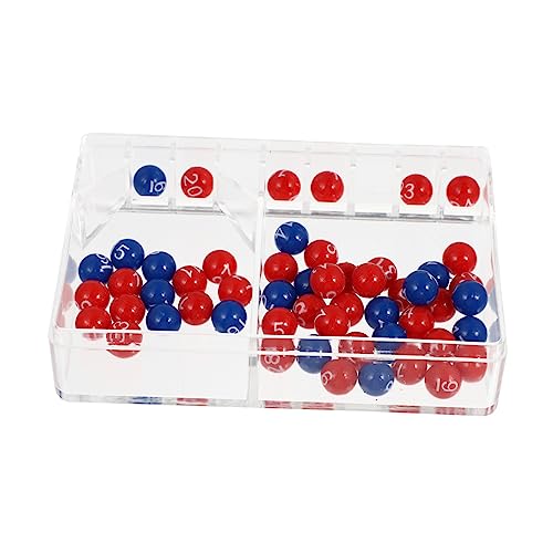 PHENOFICE 1 Satz Partyspielzeug Glückskugelmaschine Zahlenspielbälle Bar Tombola Ball Spielball Tombola Sammelball Fasching Spiele plastikball mehrfarbige Bälle Tombola-Bälle von PHENOFICE