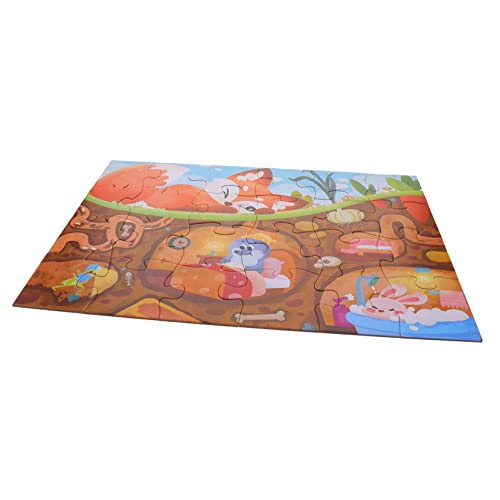 PHENOFICE 1 Satz Puzzle für Kinder Rätsel zum Thema Dschungel Spielzeug Bauen interaktives Puzzle kinderbeschäftigung Kinder Puzzle Collab Kinderrätsel im Alter von 3-5 Jahren Puzzles Papier von PHENOFICE