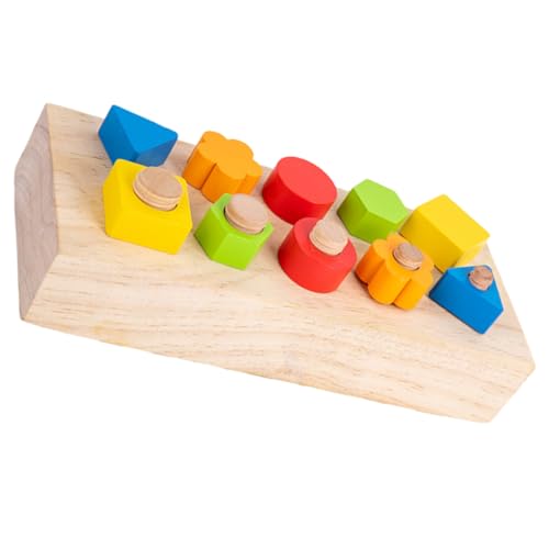 PHENOFICE 1 Satz Schraubenspielzeug Kinderspielzeug Puzzles Kleinkinder Kinderspielzeug Passendes Kleinkind Puzzle Passender Formsortierer Geometrie Formsortierer von PHENOFICE