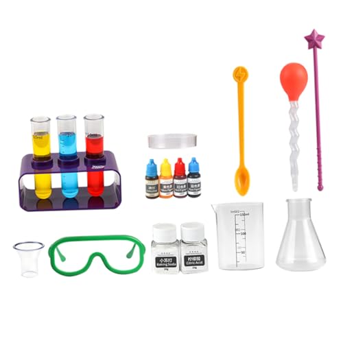 PHENOFICE 1 Satz Spielzeug Kinderanzug Kit Für Wissenschaftliche Experimente Für Kinder Labor-Experiment-kit Kinder Tylonal Chemie-kit Vergrößern Lupen Für Kinder Lupe Kinder Abs von PHENOFICE