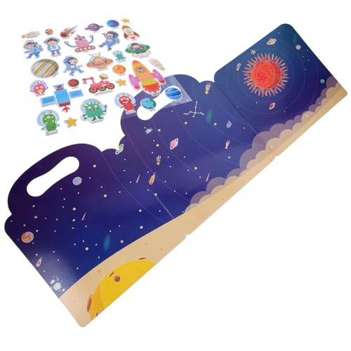 PHENOFICE 1 Satz Stickerbücher kinderzimmer wanddeko wandpolsterung kinderzimmer Play DIY pädagogische abziehbilder Aktivitätsbücher mit Aufklebern Stickerbuch für Kinder Kleinkindspielzeug von PHENOFICE