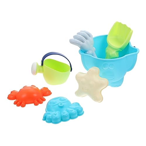 PHENOFICE 1 Satz Strandeimer Strand-spielsets Spielzeug Für Den Strand Sandspielzeug Kleinkindspielzeug Strandspielzeug Für Den Sommer Sandrechen Outdoor-Spielzeug Für Kleinkinder Plastik von PHENOFICE