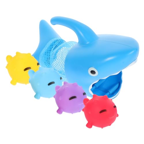 PHENOFICE 1 Satz Wasserspielset Angel wasserspielzeug Toys Fisch Wassersprinkler-Baseballspielzeug Frühlingsspielzeug Kleinkinder Plastik Blue von PHENOFICE