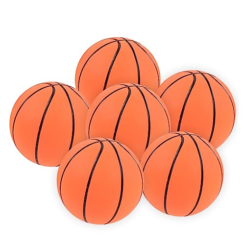 PHENOFICE 1 Set 6 Stück Mini Basketballbälle Mini Sportbälle Weiche Sportbälle Kinderbälle 3 Jahre Alt Basketbälle Stretch Spielzeug Pool Basketball Outdoor Spielzeug Spielzeug von PHENOFICE