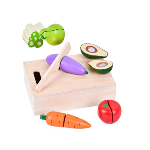 PHENOFICE 1 Set Cecilia Kinder Rollenspiel Zum Schneiden Von Früchten Spielzeug Zum Schneiden Von Lebensmitteln Spielzeug Zum Kochen Von Speisen Küchenspiel Spielzeug Für Kinder von PHENOFICE