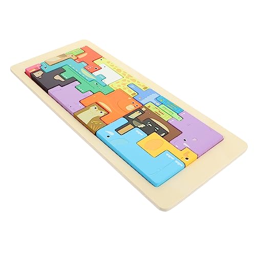 PHENOFICE 1 Set Dreidimensionales Tierpuzzle Cartoon Tierpuzzle Babyspielzeug Puzzle Für Kleinkinder 1–3 Reisespielzeug Spielzeug Für Die Reise Kleinkind Puzzle Denksportaufgaben von PHENOFICE