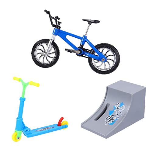 PHENOFICE 1 Set Fingerfahrrad Brettspiel Spielzeug Fahrradspielzeug Freizeit Schreibtischspiel Spielzeug Minifahrrad Tragbares Fingerspielzeug Fingersportspielzeug Fingerroller Spielzeug von PHENOFICE