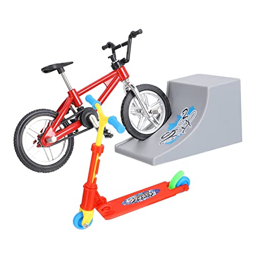 PHENOFICE 1 Set Fingerfahrrad Fingersportspielzeug Freizeit Schreibtischspiel Spielzeug Minifahrrad Klapproller Spielzeug Fingerroller Spielzeug Kinder Lernspielzeug Tragbares von PHENOFICE