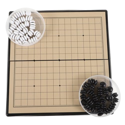 PHENOFICE 1 Set Go Backgammon Set Chinesische Go Chinese Spiele Magnetische Go Spielbretter Für Erwachsene Schachspiele Für Erwachsene Tragbares Schach Magnetisches Brettspiel von PHENOFICE