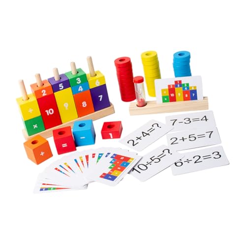 PHENOFICE 1 Set Holz Bausteine ​​frühe Pädagogische Montessori Spielzeug Mathematik Lehre Spielzeug Für Home Kindergarten von PHENOFICE