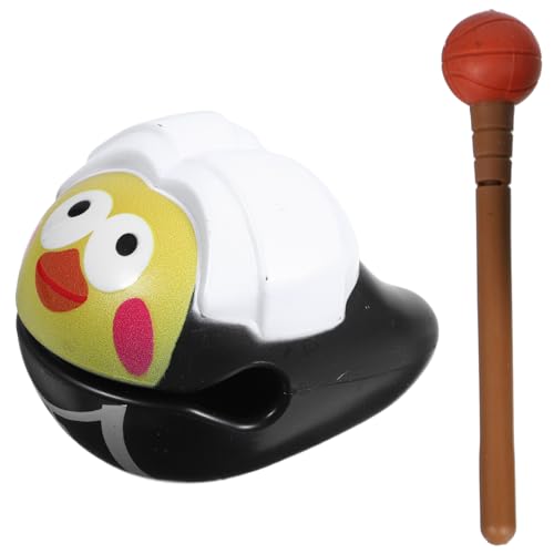 PHENOFICE 1 Set Holzfisch Spielzeug Percussion Musikspielzeug Instrument Spielzeug Büro Dekompressionsspielzeug Tempelblock Spielzeug Cartoon Tempelblock Für Büro Tempelblock Instrument von PHENOFICE