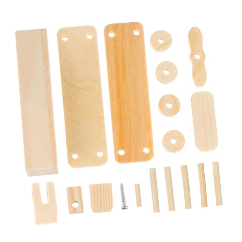 PHENOFICE 1 Set Holzmodell Spielzeug Holz Handgefertigt Handwerk Handwerk Dekoration DIY Holzornamente von PHENOFICE