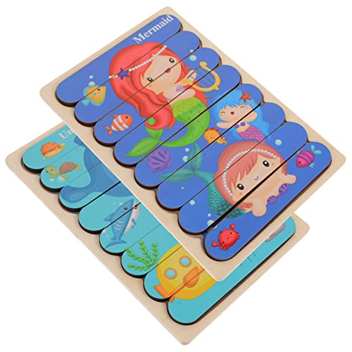 PHENOFICE 1 Set Kinder Bar Puzzle Kinderspielzeug Kinderspielzeug Kleinkind Puzzle Bildungsspielzeug Pädagogisches Puzzle Spielzeug Kinder Puzzle Spielzeug Holz Puzzle Kinder von PHENOFICE