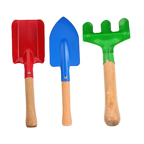 PHENOFICE 1 Set Kinder Gartenschaufel Rechenspielzeug Gartenset Für Kinder Mit Feinem Sandsieb Ideal Für Garten Und Strand Kreatives Spielzeug Für Jungen Und ädchen von PHENOFICE