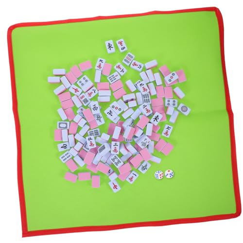 PHENOFICE 1 Set Mini Mahjong Kleines Mahjong Set Chinesisches Mahjong Spiel Mahjong Für Zu Hause Mahjong Spielzeug Mahjong Für Reisen Interessantes Mahjong Set Mahjong Requisiten von PHENOFICE