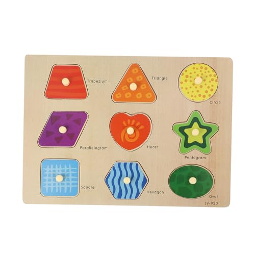 PHENOFICE 1 Set Puzzle Lernspielzeug Babyspielzeug Blöcke Für Kleinkinder Passendes Puzzle Lernpuzzle Babyspielzeug Kinderspielzeug Vorschulspielzeug Kleinkind Sportspielzeug von PHENOFICE