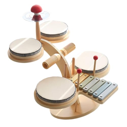 PHENOFICE 1 Set Set Kinder Schlagzeug Kinder Musikspielzeug Kleinkind Musikspielzeug Musikinstrumente Spielzeug Jazz Trommel Spielzeug Musiktrommel Spielzeug Jazz Schlagzeug von PHENOFICE