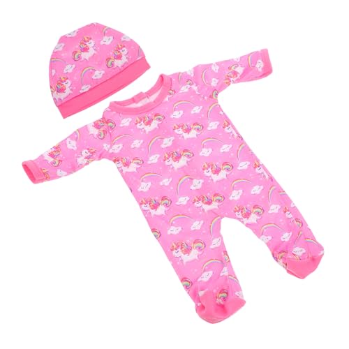 PHENOFICE 1 Set Simulationspuppenkleidung Mädchen Puppenzubehör Puppenkleidung Overall Kostüm Für 18 Zoll Puppenoutfit Puppenspielanzug Zum Anziehen Wiedergeborener Puppen Kleidung von PHENOFICE