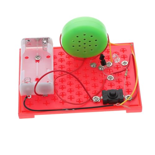 PHENOFICE 1 Set Simuliertes Materialspielzeug Für Kinder DIY Wissenschaftsset DIY Wissenschaftsspielzeug Feueralarm DIY Sound Licht Spielzeug Lernspielzeug Elektrizität von PHENOFICE