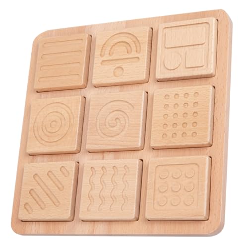 PHENOFICE 1 Set Taktile Puzzle Spielzeuge Alphabet Labyrinth Brett Passende Denksportaufgaben Lustiges Kinderspielzeug Frühes Lernspielzeug Kindergehirnspielzeug Formsortierspielzeug von PHENOFICE