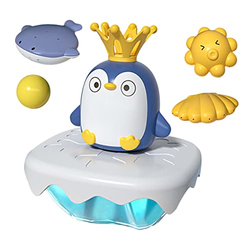 PHENOFICE 1 Set Wasserspray Pinguin Spielzeug Badespielzeug Pinguin Sprinkler Badespielzeug Sprinkler Badewanne Duschsprüher Badewanne Pinguin Spielzeug Schaumbad Spielzeug Badesprinkler von PHENOFICE