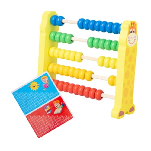 PHENOFICE 1 Stück 5 Rechenwerkzeug schulsachen schulzeug Educational Toys zabawki stymulujące rozwój holzspielsachen Spielzeug Vorschulbedarf Abakus aus Holz Bambus von PHENOFICE