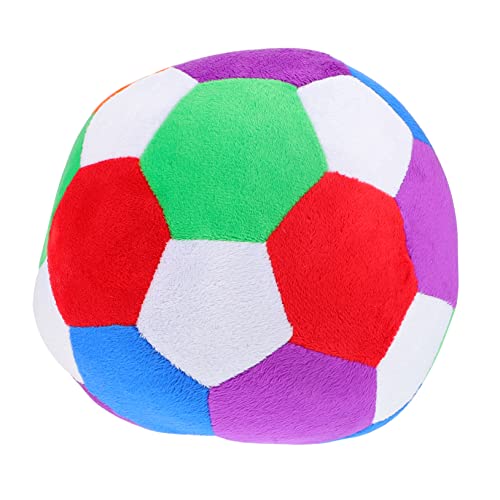 PHENOFICE 1 Stück Simulation Fußballspielzeug Kinderfußball Kinderfußball Stofftier Fußballspielzeug Fußballform Kissen Gefülltes Fußballspielzeug Gefülltes Fußballmodell Buntes Plüsch von PHENOFICE