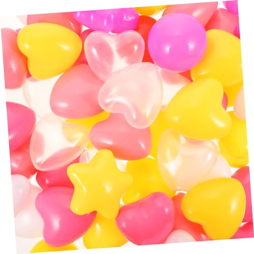 PHENOFICE 100 Stück Ozeanball Schwimmbälle Für Babys Sternförmige Grubenbälle Spielplatzball Sternball Partyspielball Kinderball Kinderpädagogischer Ball Spielzeugball Für Ball von PHENOFICE