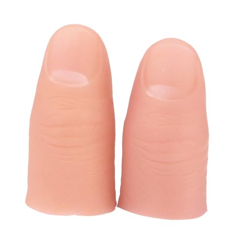 PHENOFICE 10St gefälschter Finger Fake Finger gelnägel mockin nagelscheiben Finger Puppets Requisiten für Fingertricks Finger simulieren Daumen Ärmel Trickfinger gefälschte Fingerstützen von PHENOFICE