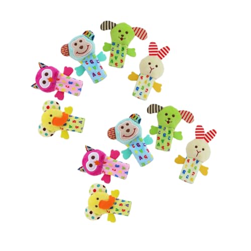 PHENOFICE 10St tierische Fingerpuppe Tierhandpuppen Märchenpuppe Familie Fingerpuppen Animals Toys for Kinder Puppen kinderpuppe Spielzeug Fingerpuppe für Kinder Geschichte Fingerpuppen von PHENOFICE