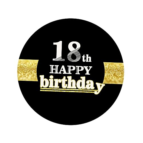 PHENOFICE 12 Stück Aufkleber Zur Geburtstagsparty Dekoration Mit Buchstaben Für Den 18 Geburtstag Perfekt Für Feiern Geschenktüten Und Kreative Bastelprojekte Happy Birthday Sticker von PHENOFICE