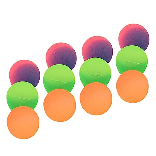 PHENOFICE 12St Hüpfender Ball spielzeug für kinder kinderspielzeug kinder spielzeuge kid toys Kinderspiel Spielzeug dekorativer Hüpfball Flash-Spielzeug Spiel Hüpfbälle Partyspielbälle Gummi von PHENOFICE