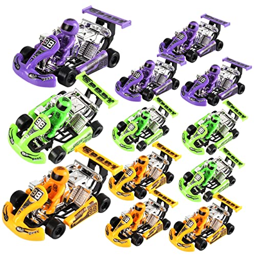 PHENOFICE 12St Kart zurückziehen Spielzeug für Kinder kinderspielzeug spielzeugwagen Toy Cars Auto zurückziehen Push-and-Go-Autospielzeug Kinder Lernen Spielzeug Goodie-Bag-Füller Plastik von PHENOFICE