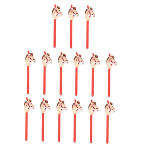 PHENOFICE 15 Stück Aufblasbarer Pferdekopf Stick Ballon Sticks Spielzeug Aufblasbares Spielzeug Für Kinder Jubel Sticks Für Kinder Party Jubel Stick Kinder Spielset Im Freien von PHENOFICE